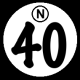 Number N 40